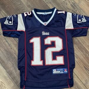 Reebok Blue and White Sports Jersey